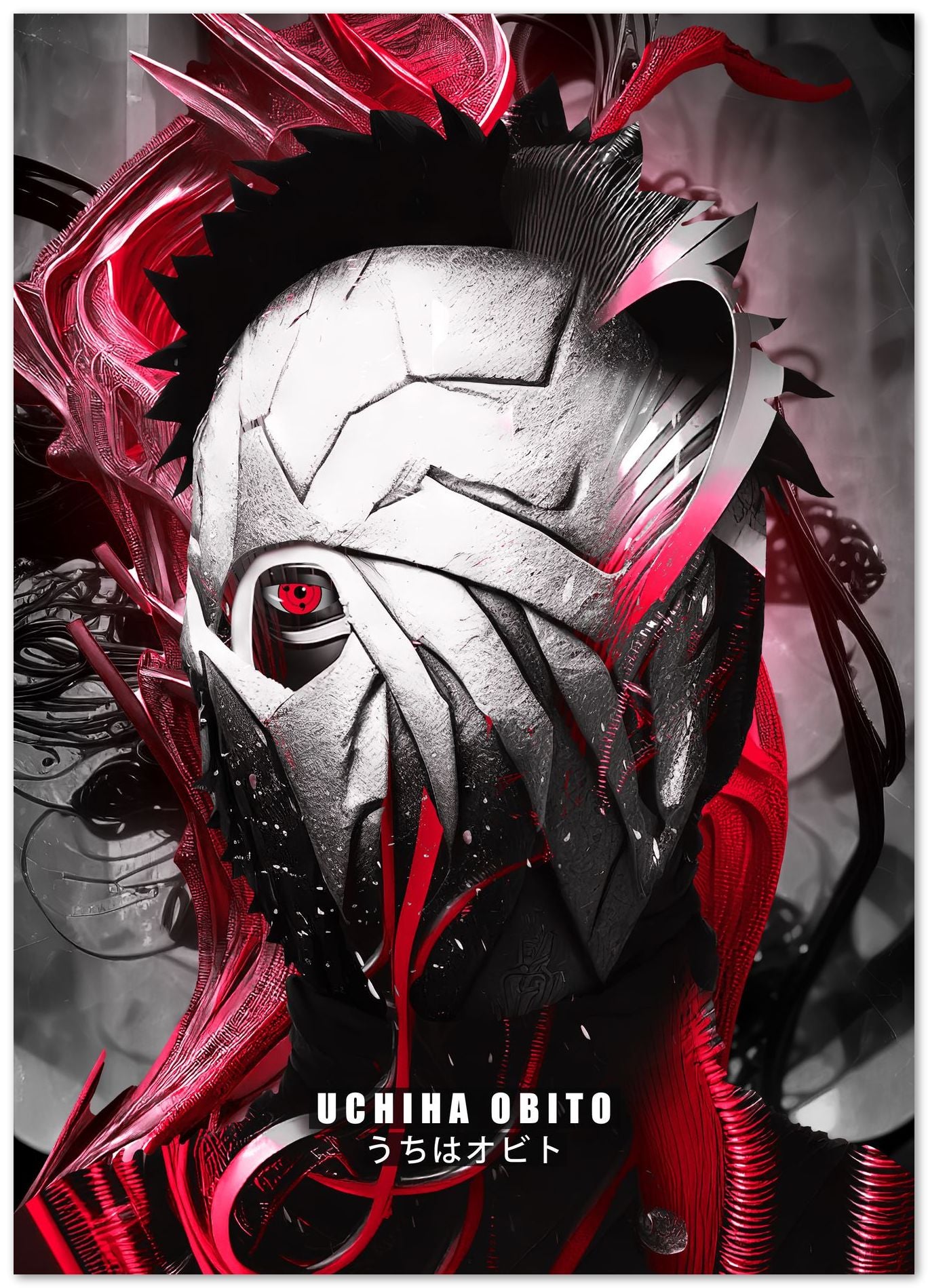 Uchiha Obito sharingan mask - @SyanArt