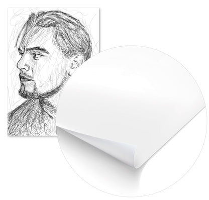 Leonardo DiCaprio Scribble Art - @Najib