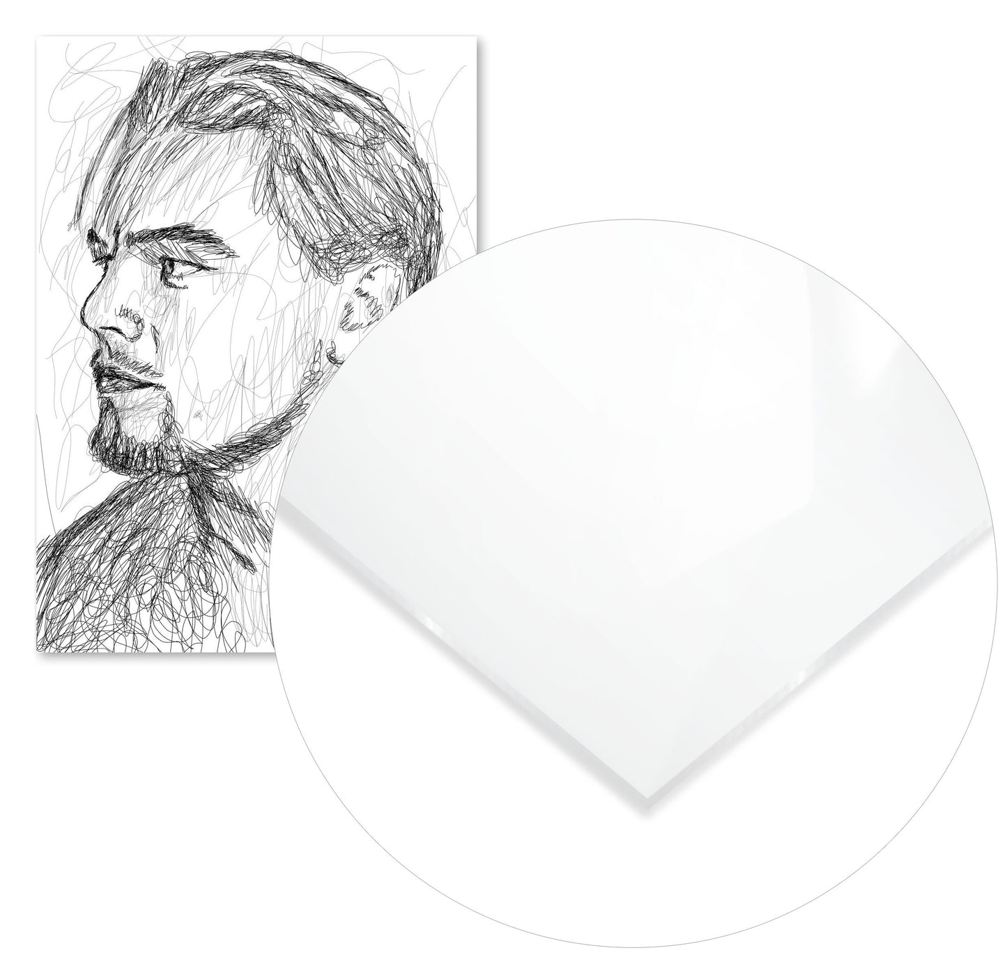 Leonardo DiCaprio Scribble Art - @Najib