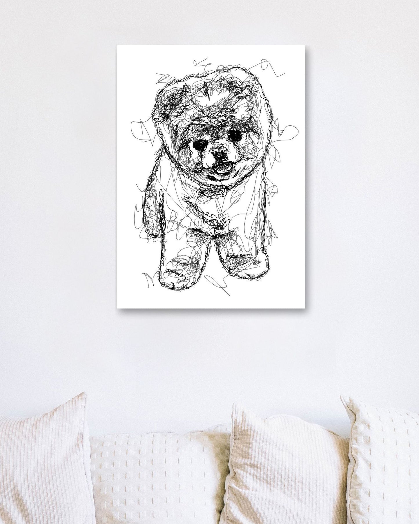 Puppy Cute Scribble Art  - @Najib