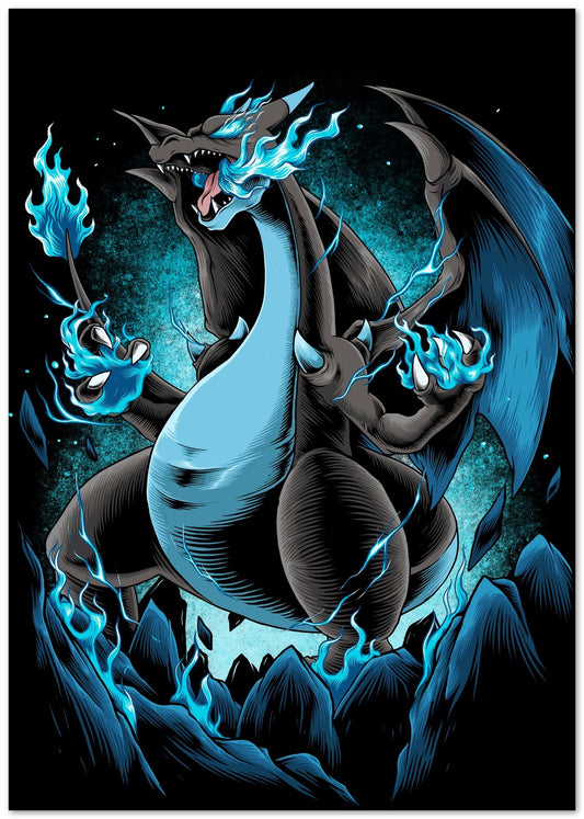 Mega Charizard X - @bulukumis