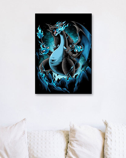 Mega Charizard X - @bulukumis