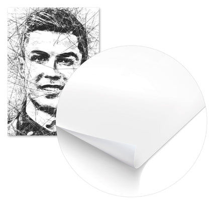 Cristiano Ronaldo Pensketch Ilustration - @Najib