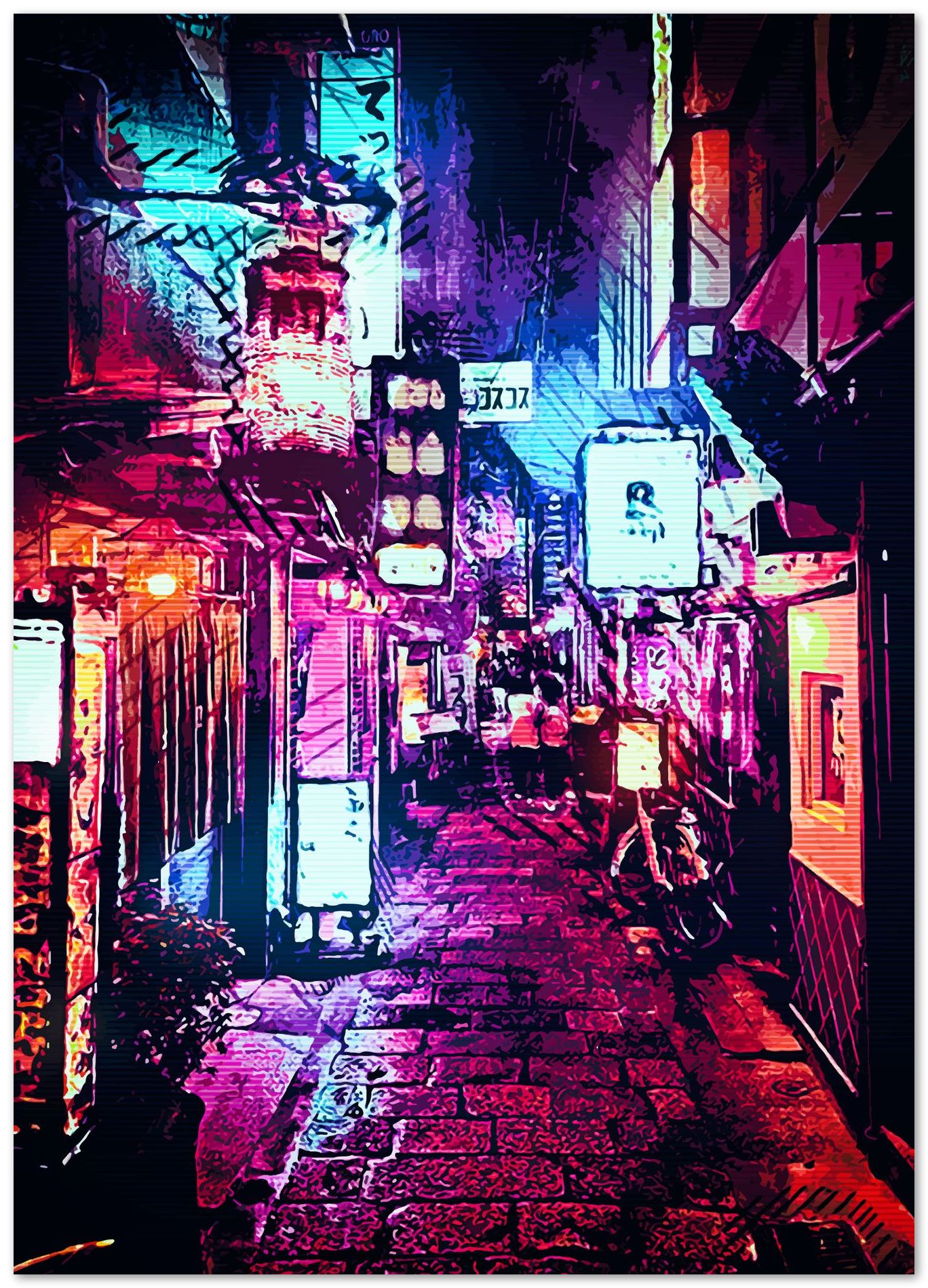 Japan Streets Tokyo Neon Night life - @SyanArt