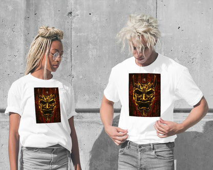 Golden Oni Mask Matrix - @SyanArt