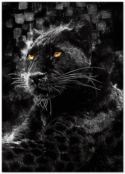 Black Panthera Golden eyes - @SyanArt