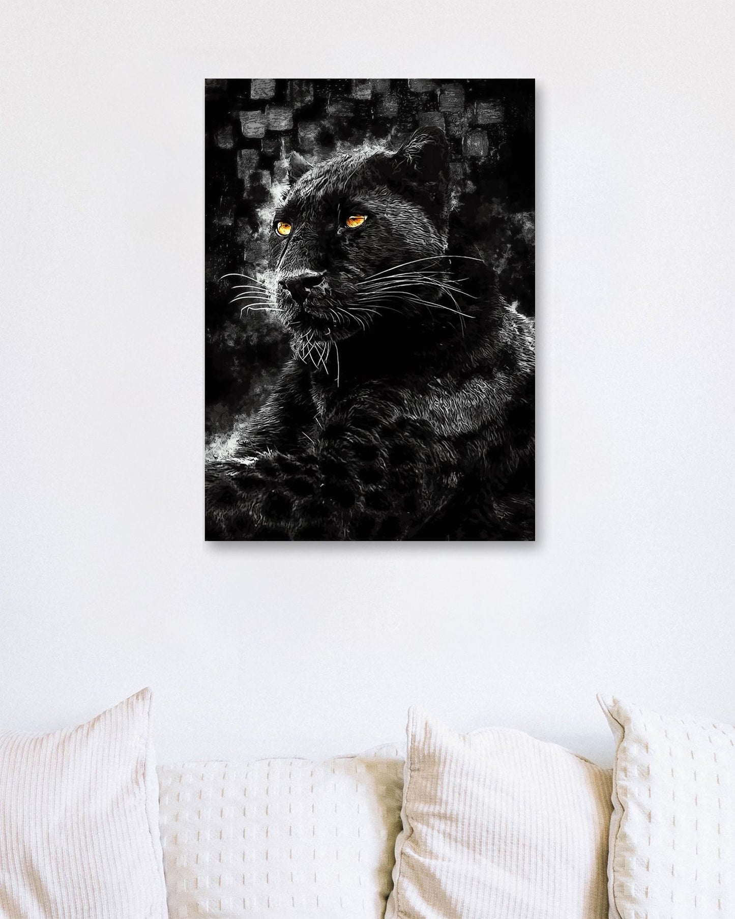 Black Panthera Golden eyes - @SyanArt