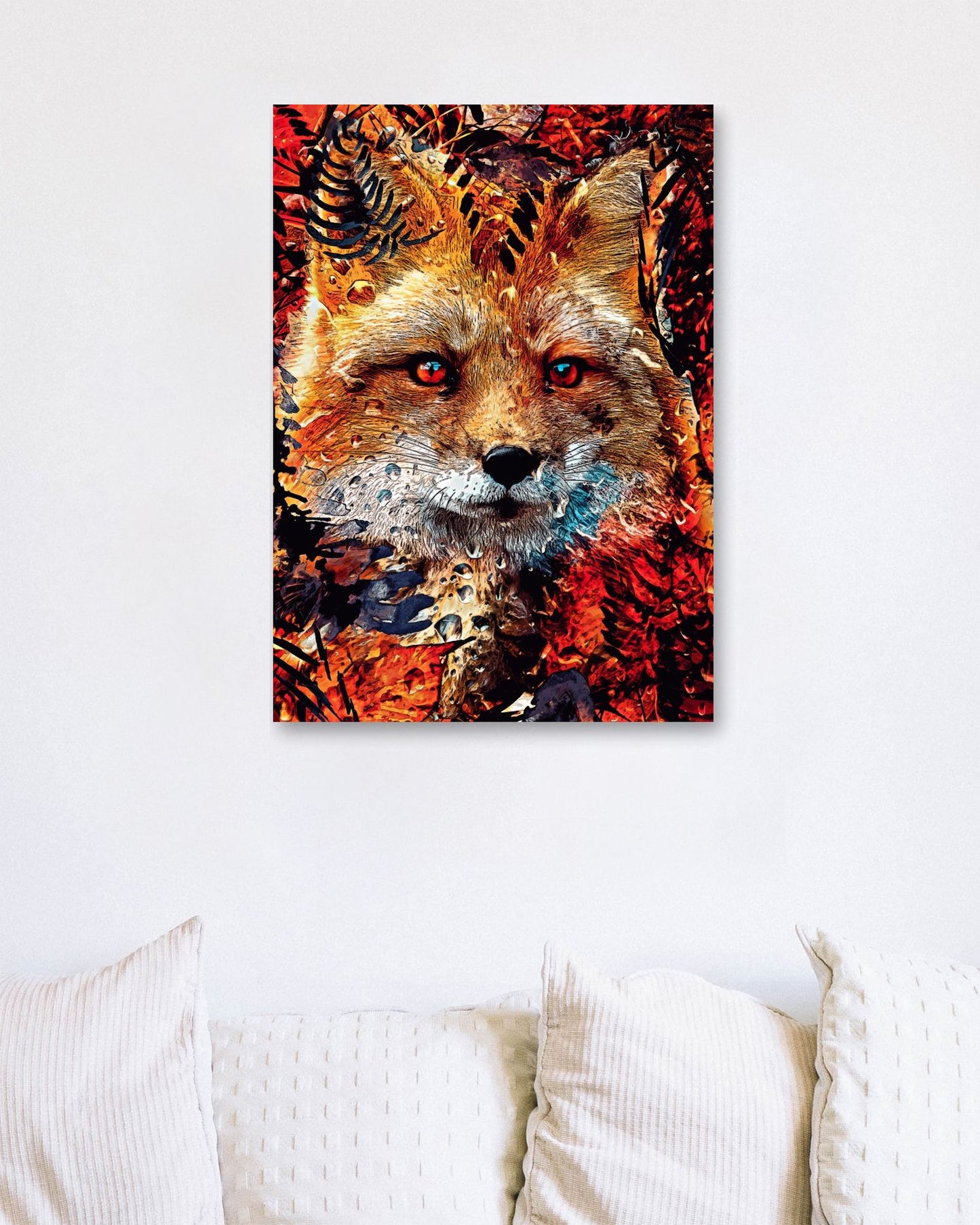 Sacred Fox Orange Forest - @SyanArt