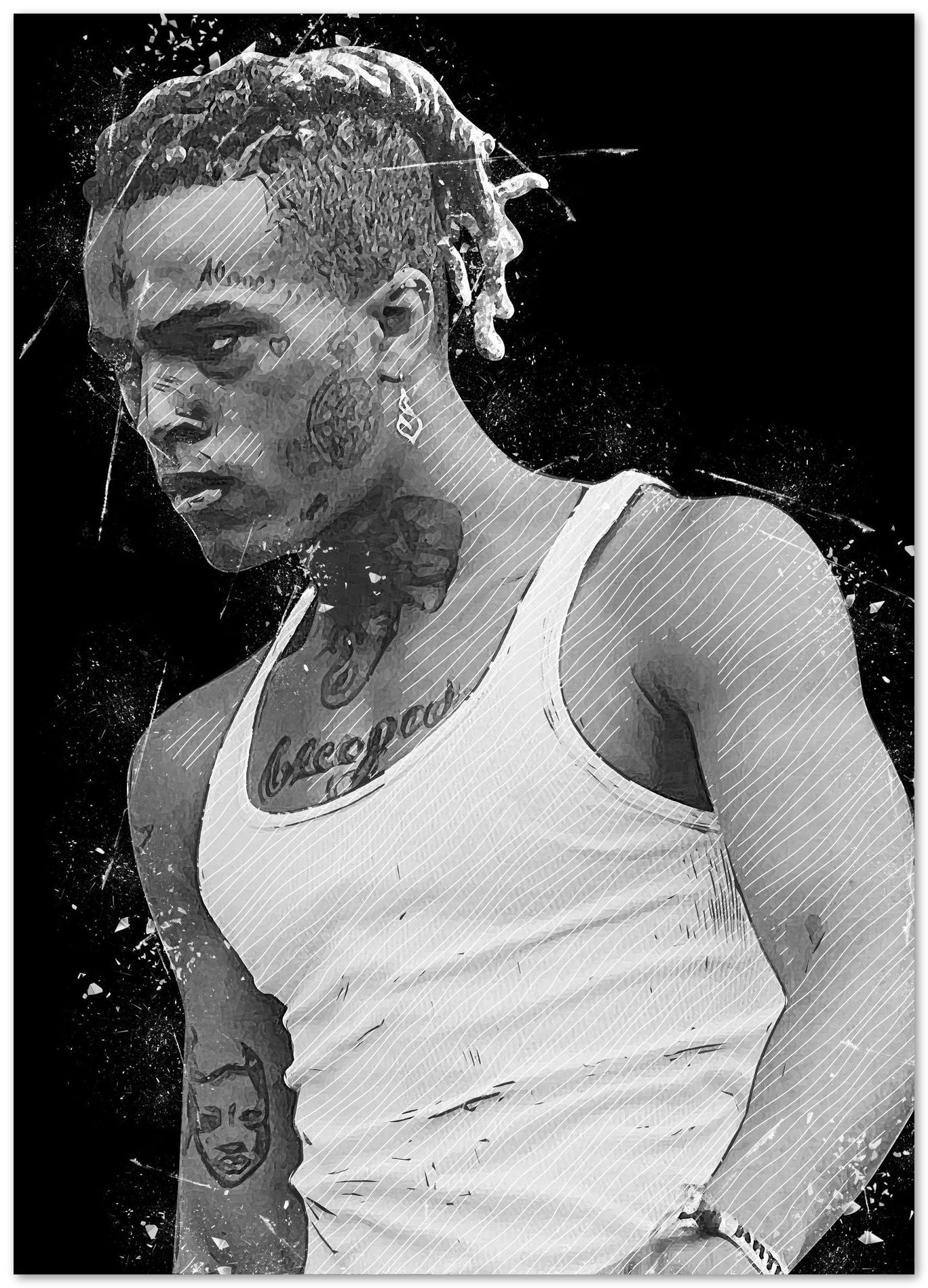 Xxxtentacion painting - @SanDee15