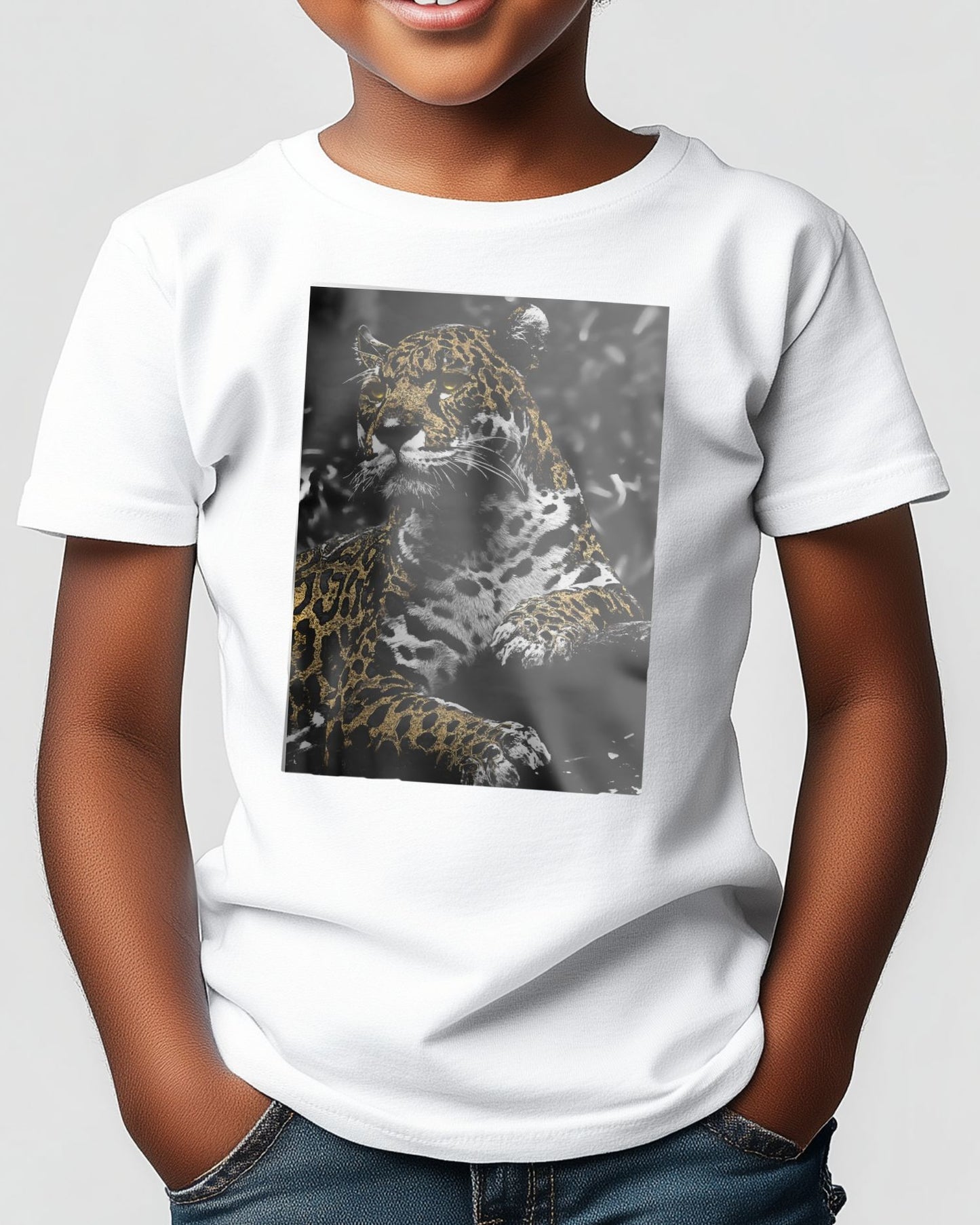 Golden Leopard majestic sacred animal - @SyanArt