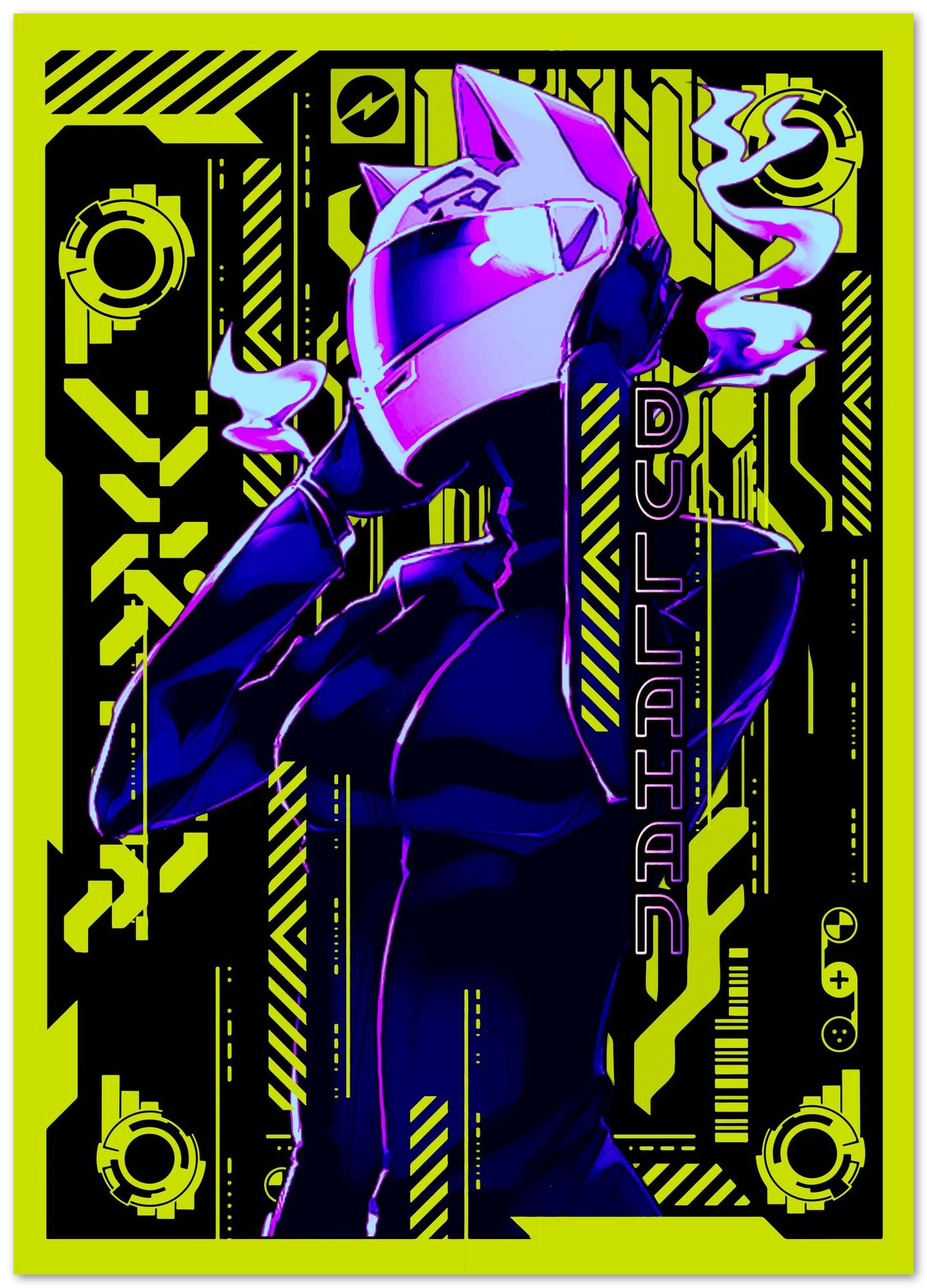 Cyberpunk World Durarara Dullahan anime - @SyanArt