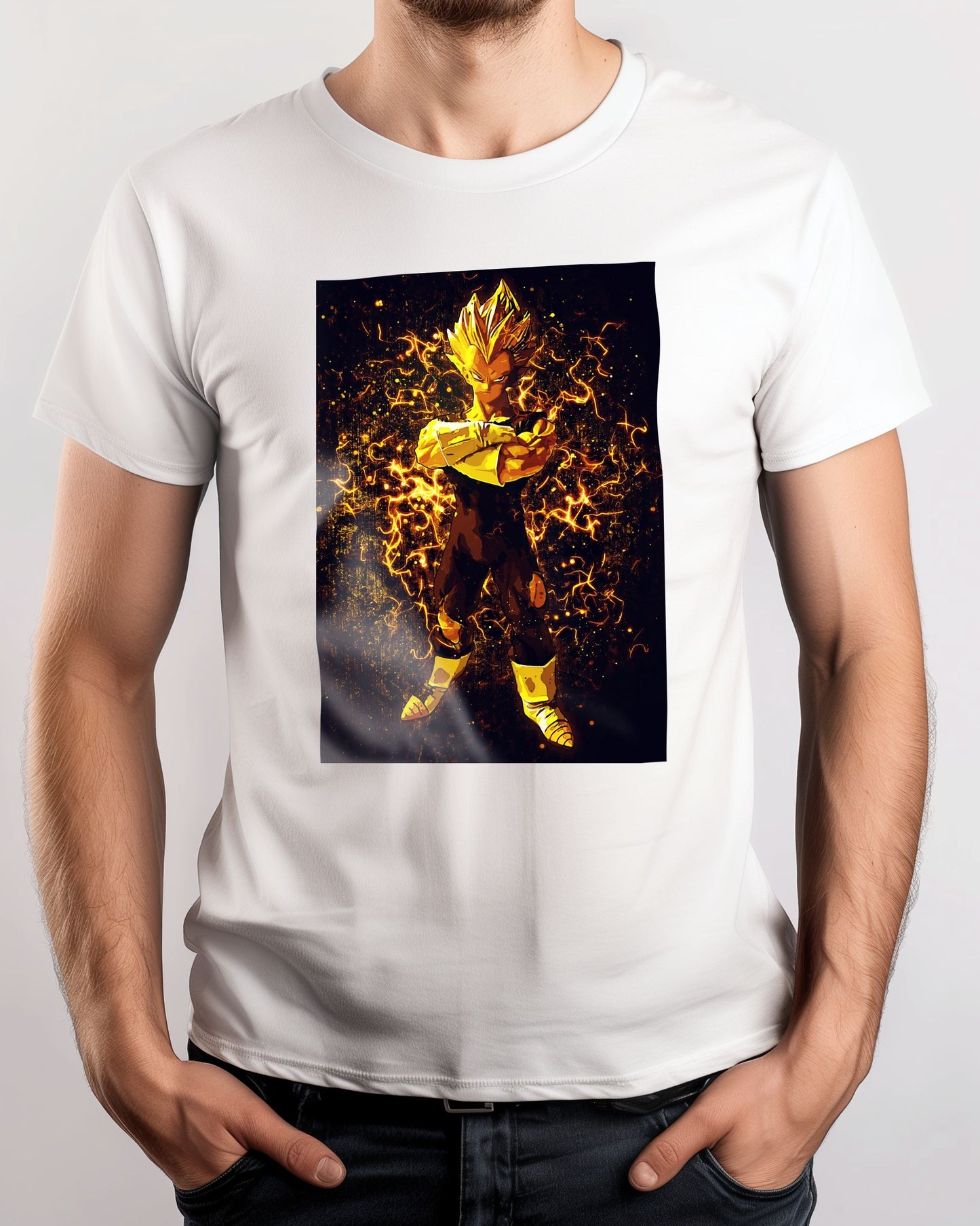 Vegeta Super Saiyan Aura Warrior - @SyanArt