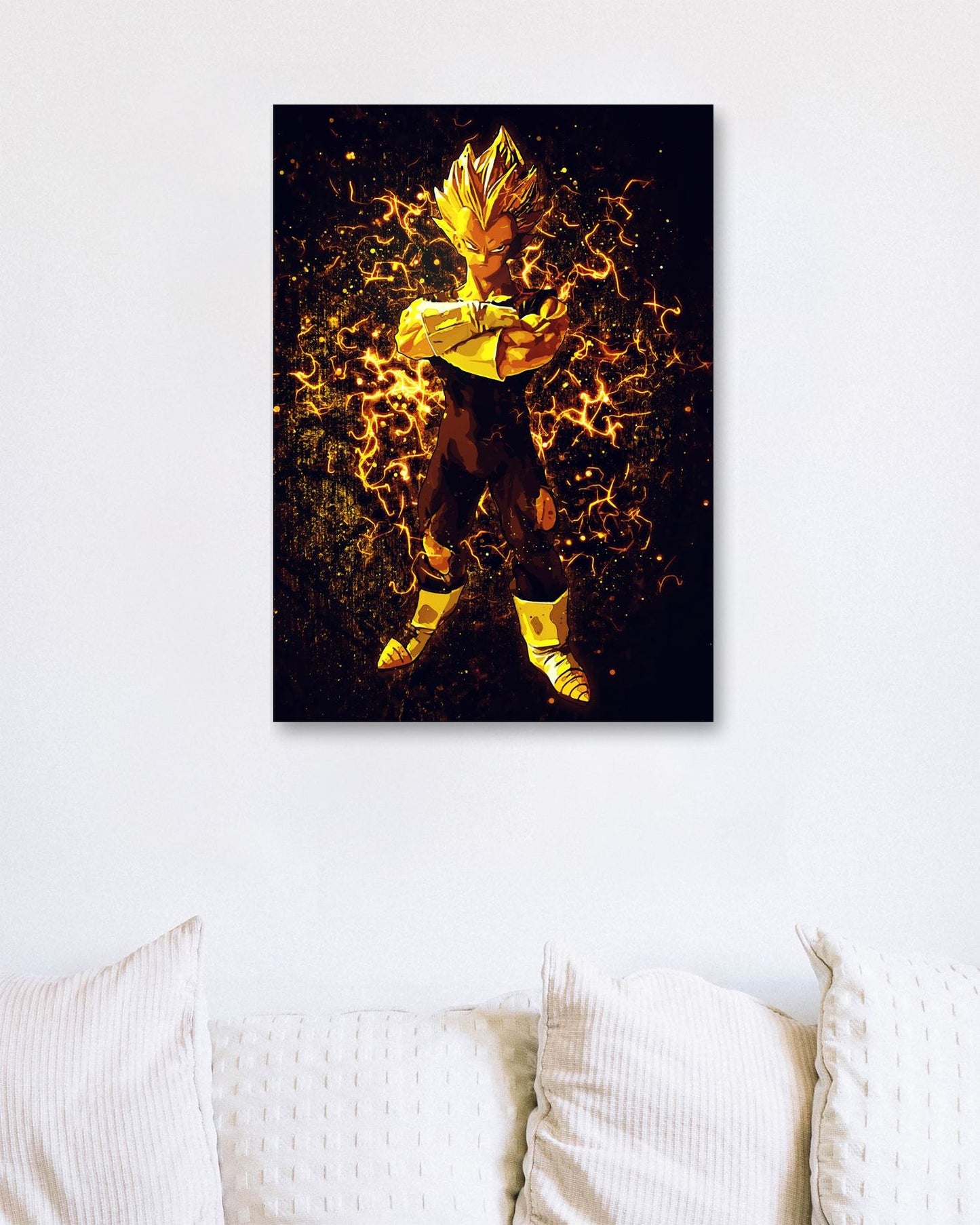 Vegeta Super Saiyan Aura Warrior - @SyanArt