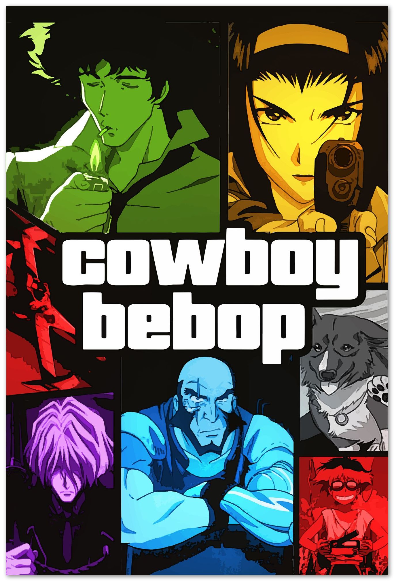 Cowboy Bebop GTA cover style - @SyanArt