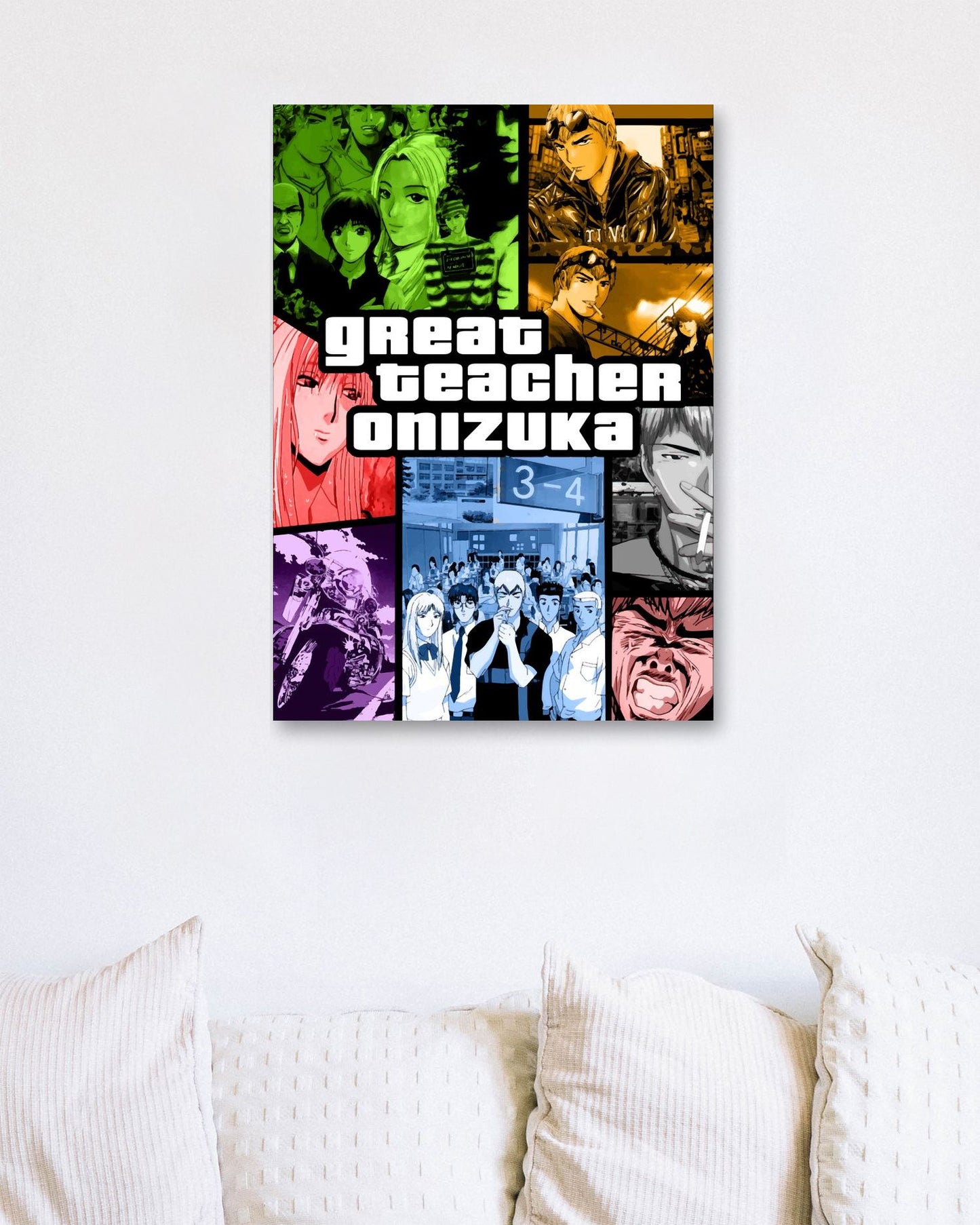 Great Teacher Onizuka GTA cover art style - @SyanArt