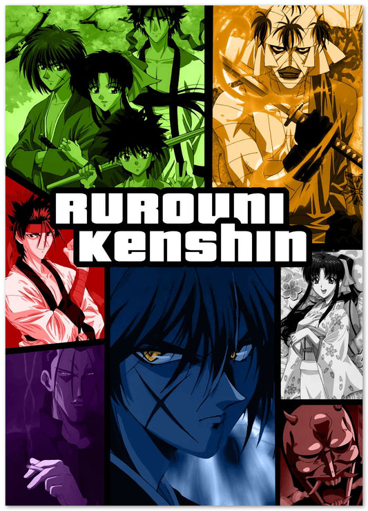 Rurouni Kenshin GTZ cover artwork - @SyanArt