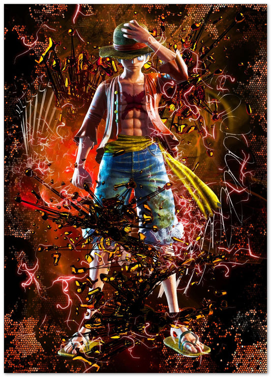 Luffy one piece jump force warrior - @SyanArt