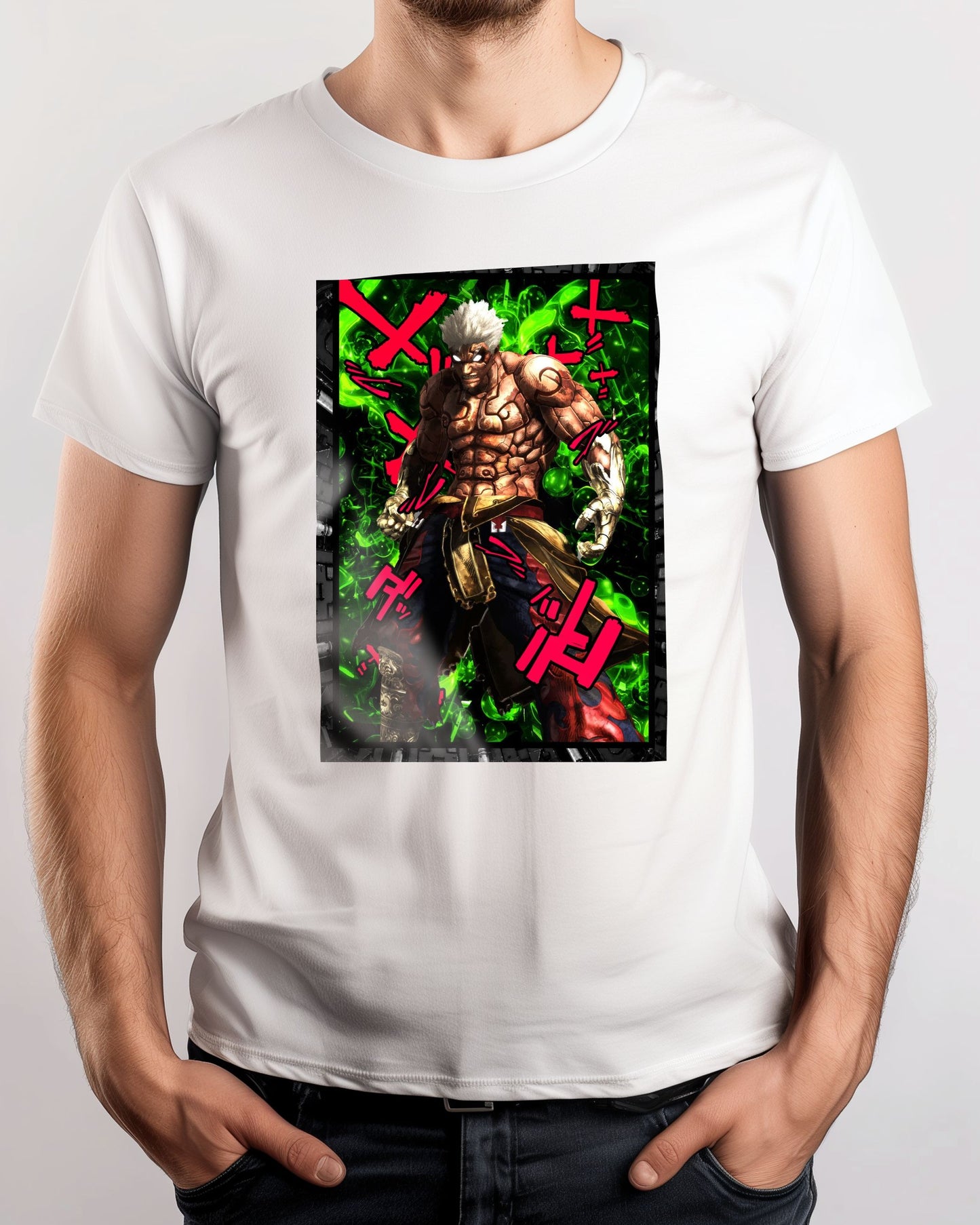 Asura Wrath neon kanji gaming - @SyanArt