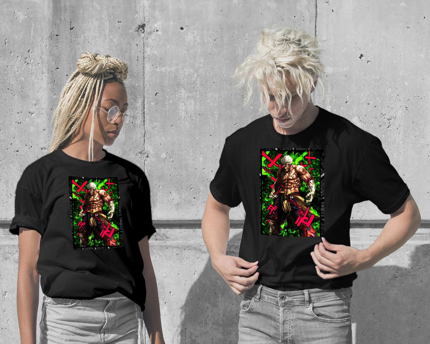 Asura Wrath neon kanji gaming - @SyanArt