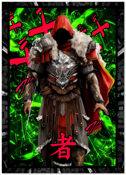 Assassin's Creed Brotherhood neon kanji - @SyanArt