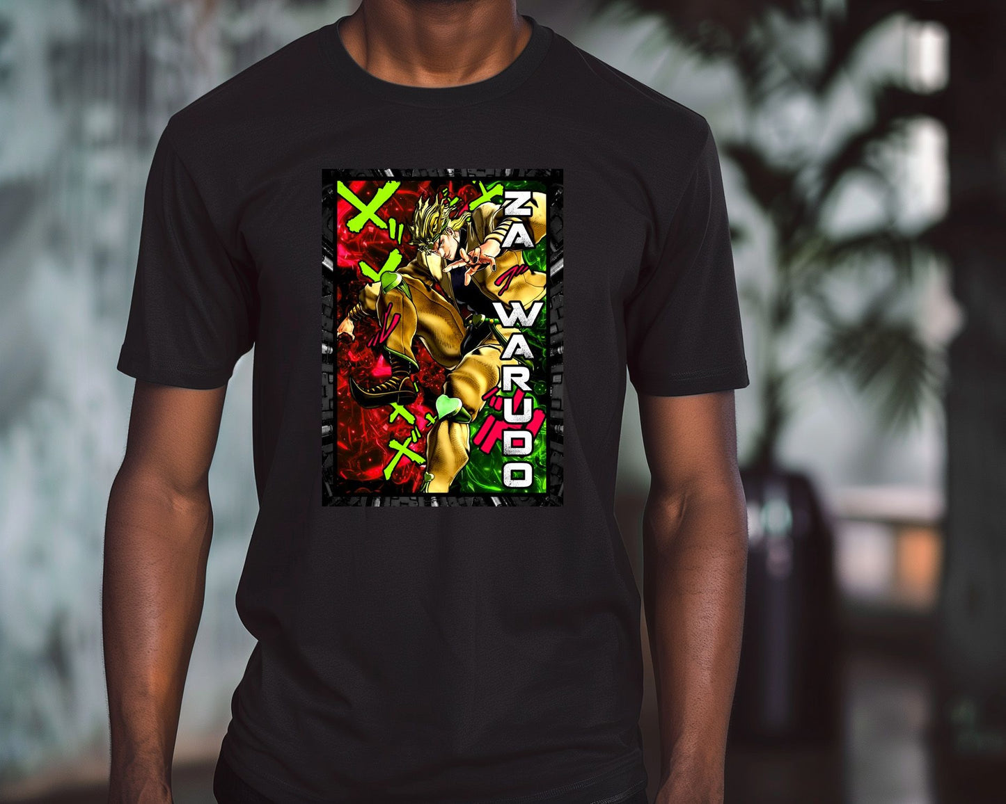 JoJo DIO za warudo neon kanji - @SyanArt