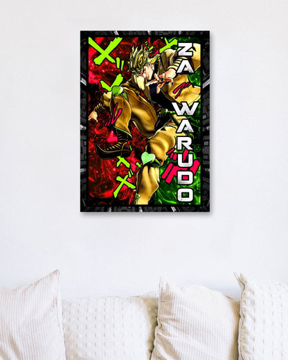 JoJo DIO za warudo neon kanji - @SyanArt