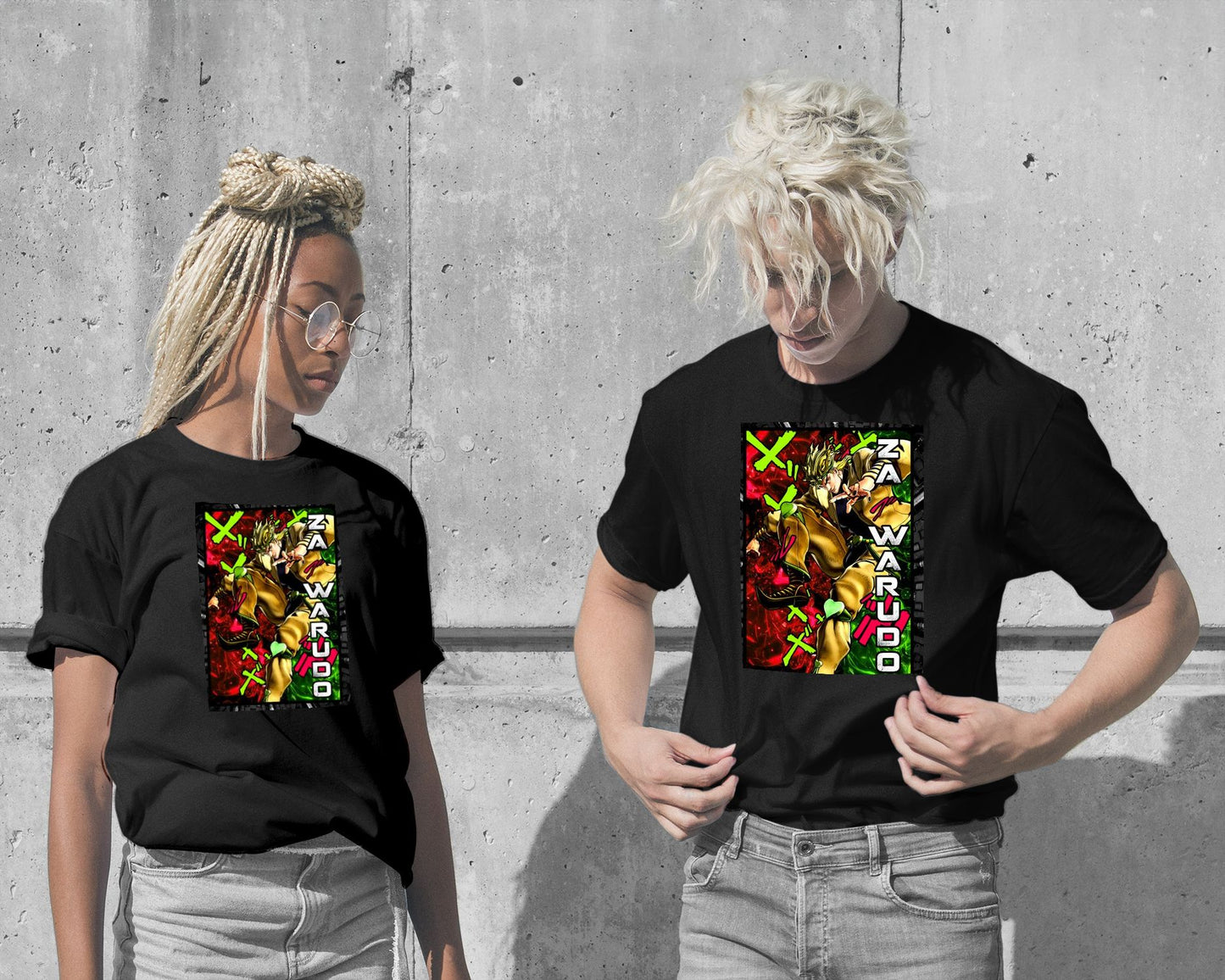 JoJo DIO za warudo neon kanji - @SyanArt