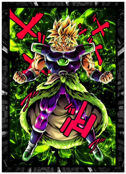 Legendary Broly super saiyan dbs neon kani - @SyanArt