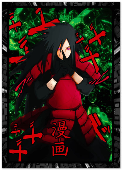 Madara neon kanji naruto  - @SyanArt