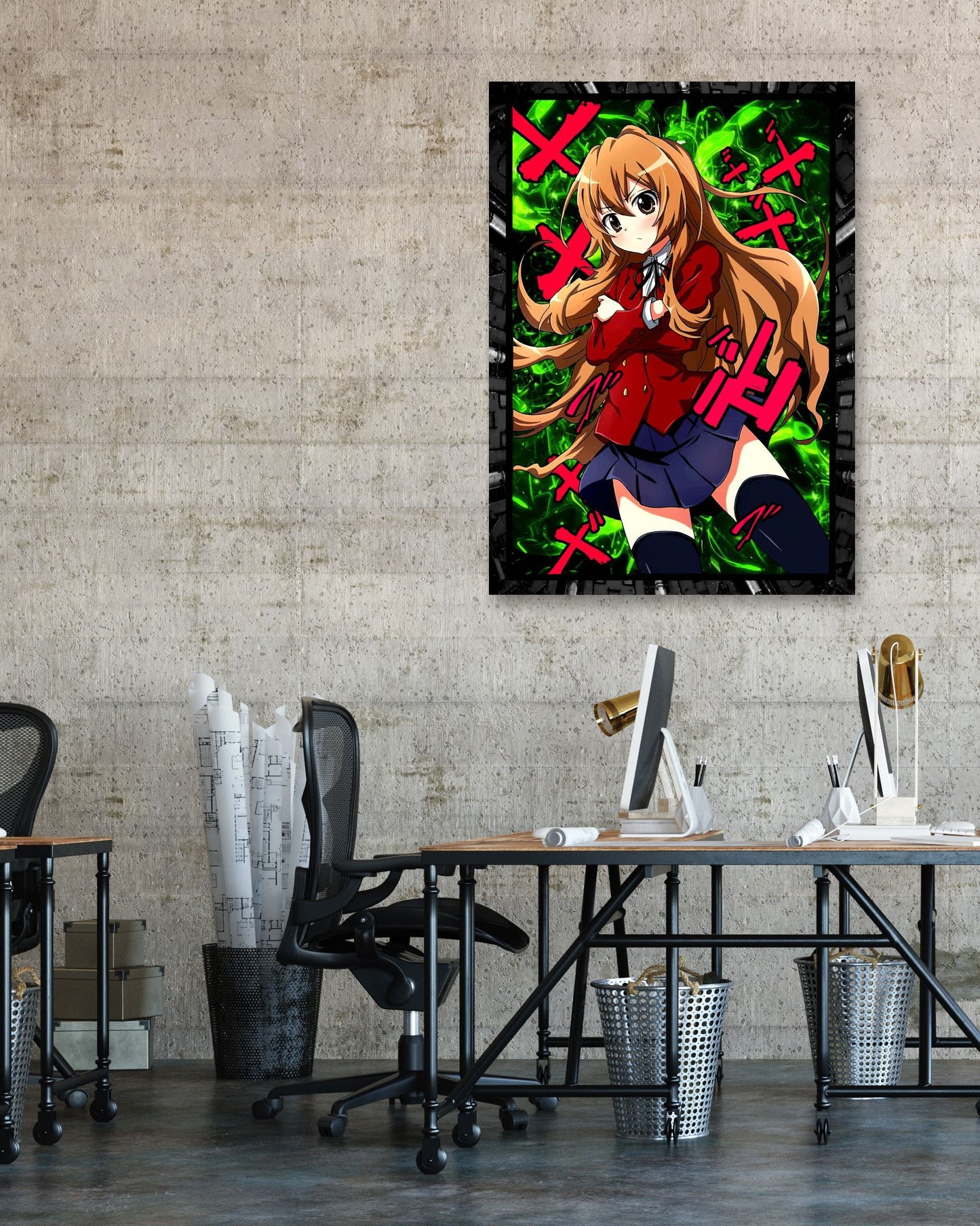 Toradora neon kanji anime - @SyanArt