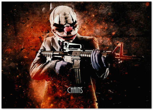 Payday the heist Chains agent - @SyanArt