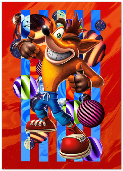 PS2 Classics Crash Bandicot - @SyanArt