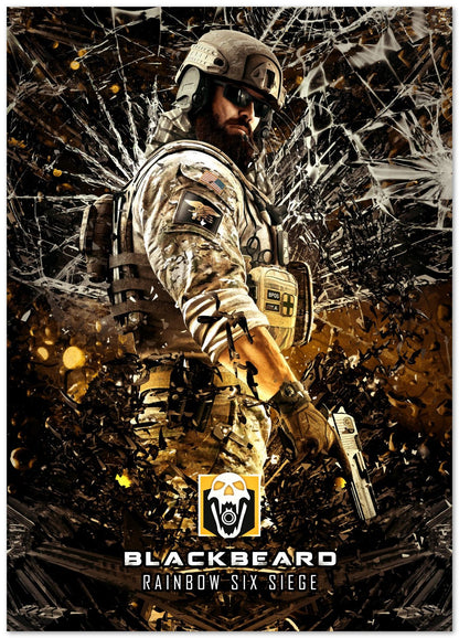 Rainbow Six Seige - BlackBeard agent - @SyanArt