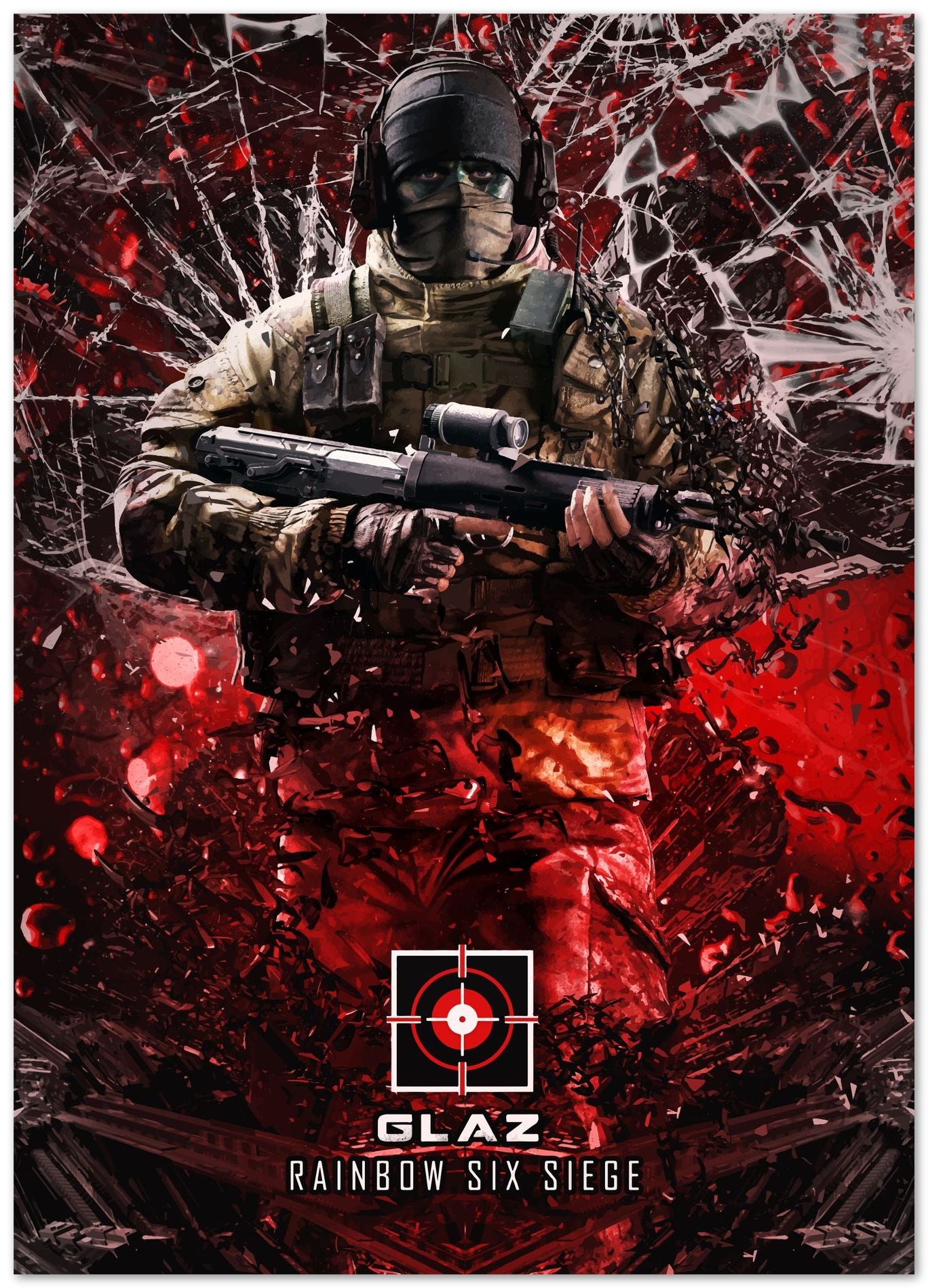 Rainbow Six Seige Glaz Agent - @SyanArt