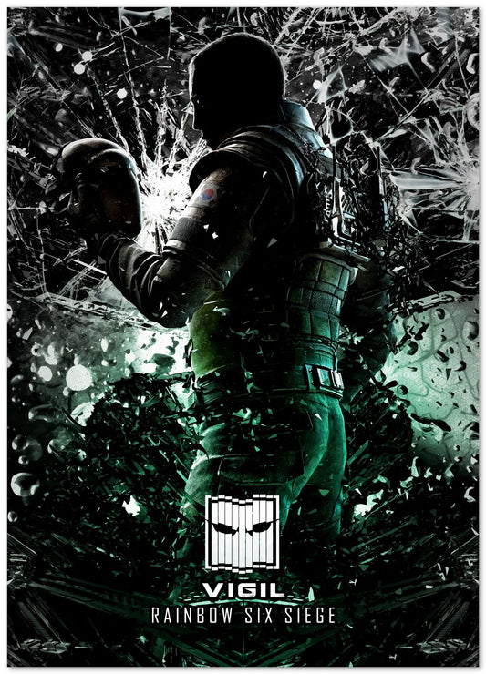 Rainbow Six Seige Vigil Agent - @SyanArt