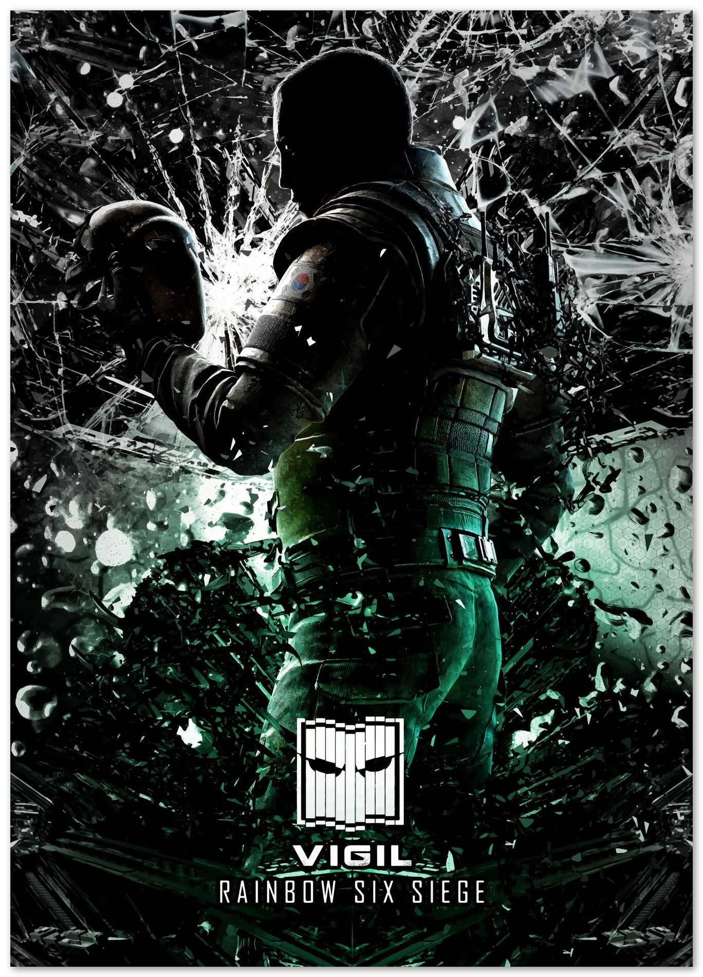 Rainbow Six Seige Vigil Agent - @SyanArt