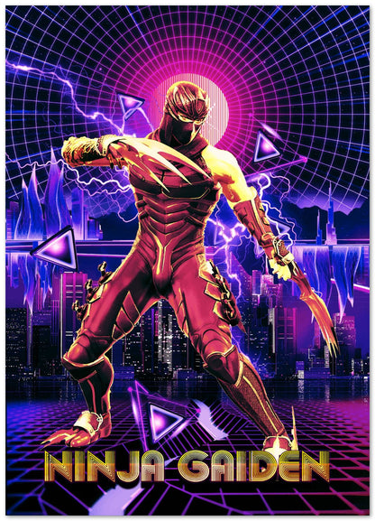 Ninja Gaiden Retro wave - @SyanArt