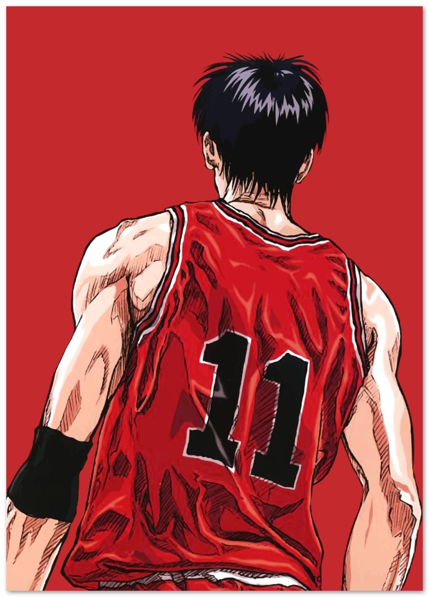 Slam Dunk Kaede Rukawa - @SyanArt