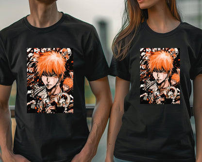 bleach ichigo orange vector collage - @SyanArt