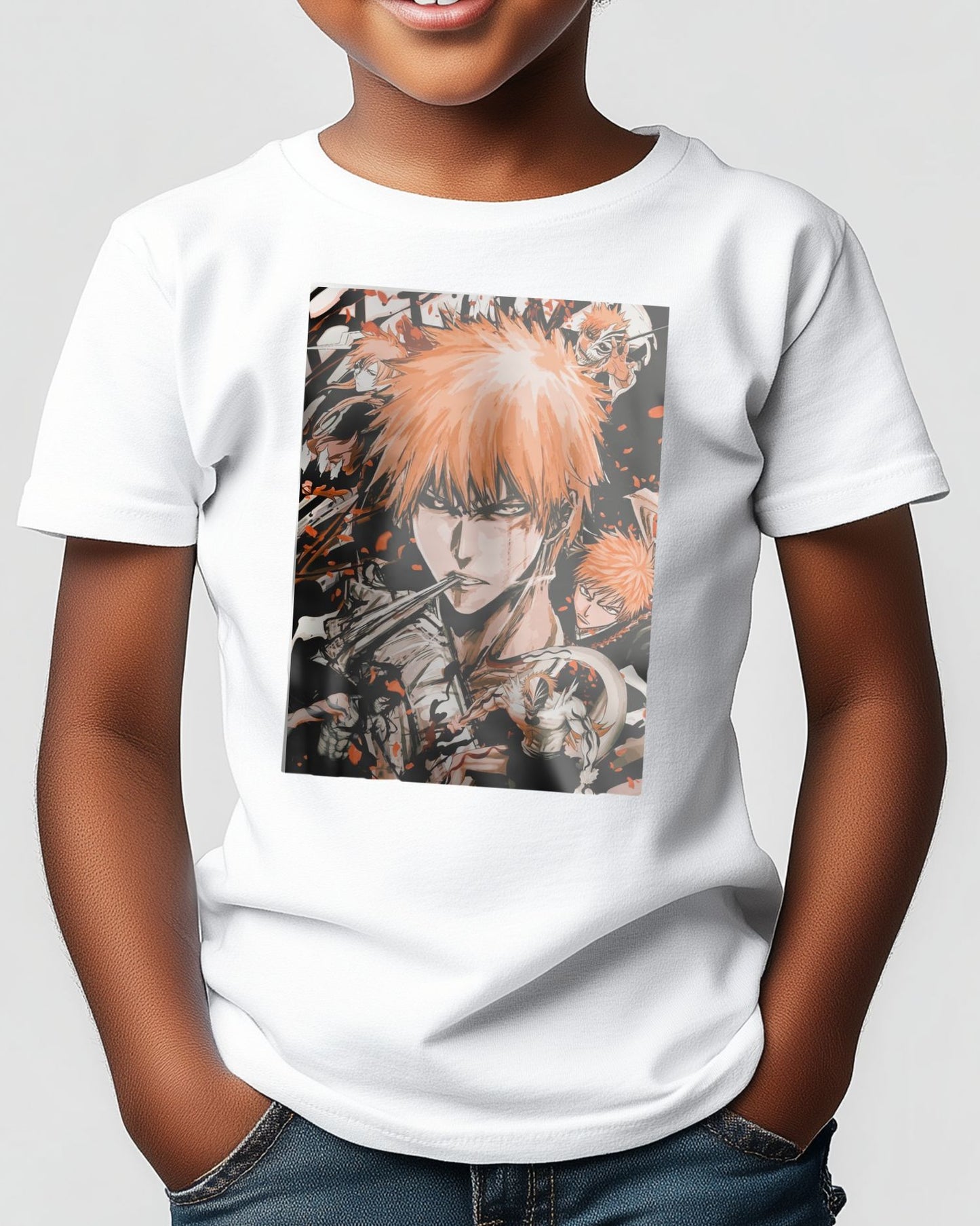 bleach ichigo orange vector collage - @SyanArt