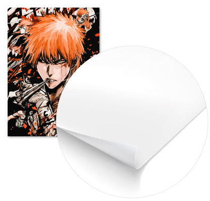 bleach ichigo orange vector collage - @SyanArt