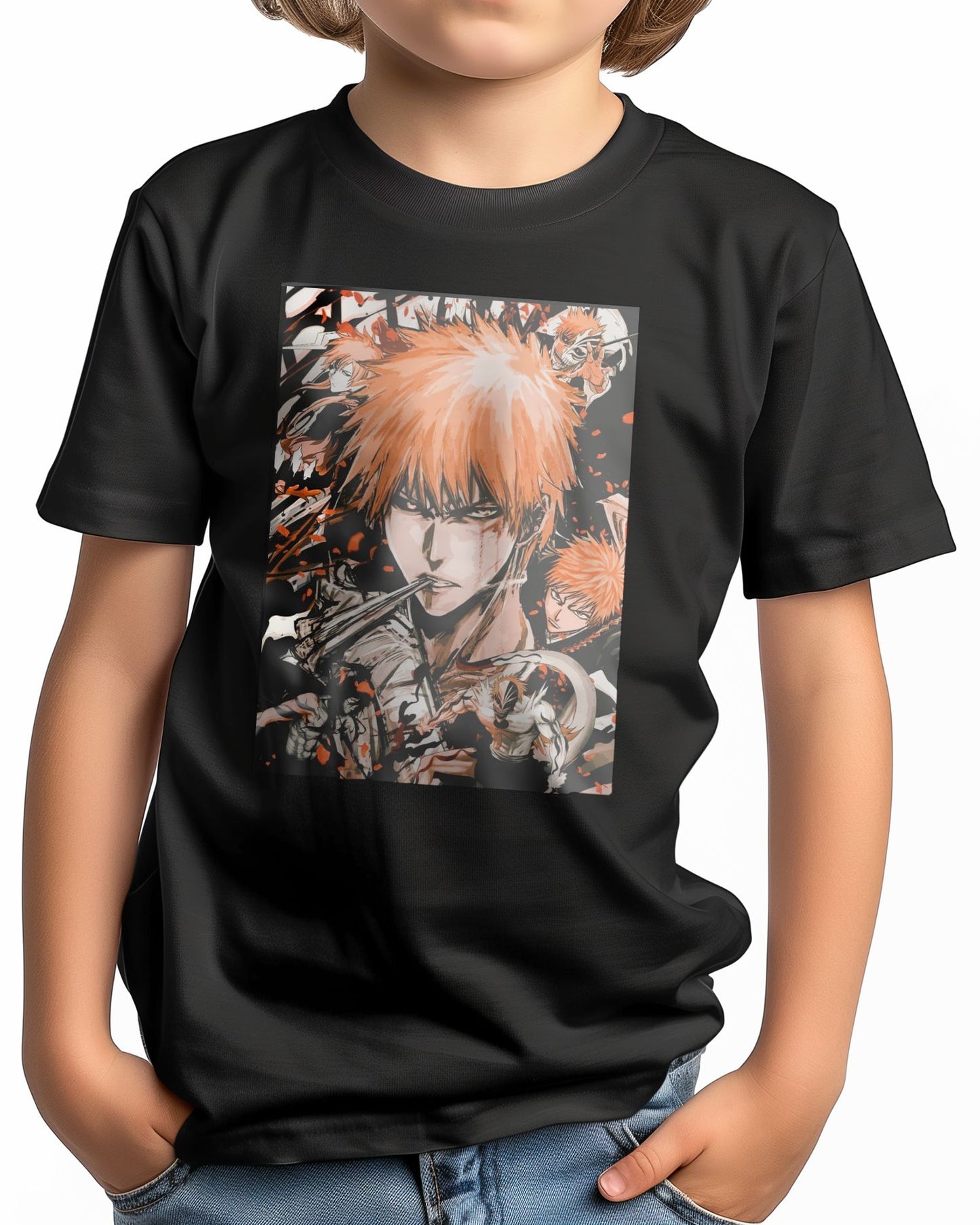 bleach ichigo orange vector collage - @SyanArt