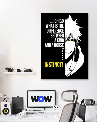 bleach white ichigo king quote - @SyanArt