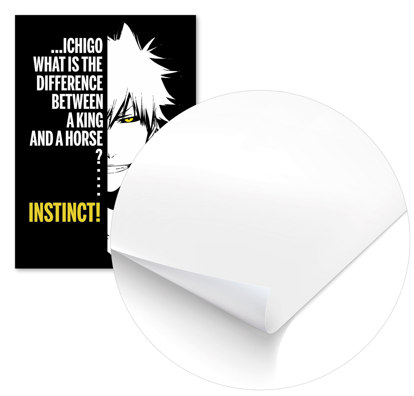 bleach white ichigo king quote - @SyanArt