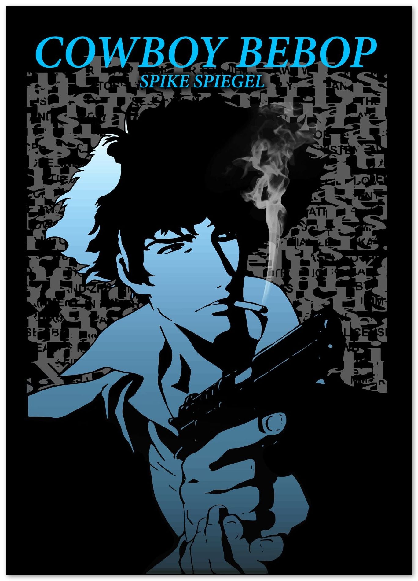 cowboy bebop blue spike - @SyanArt