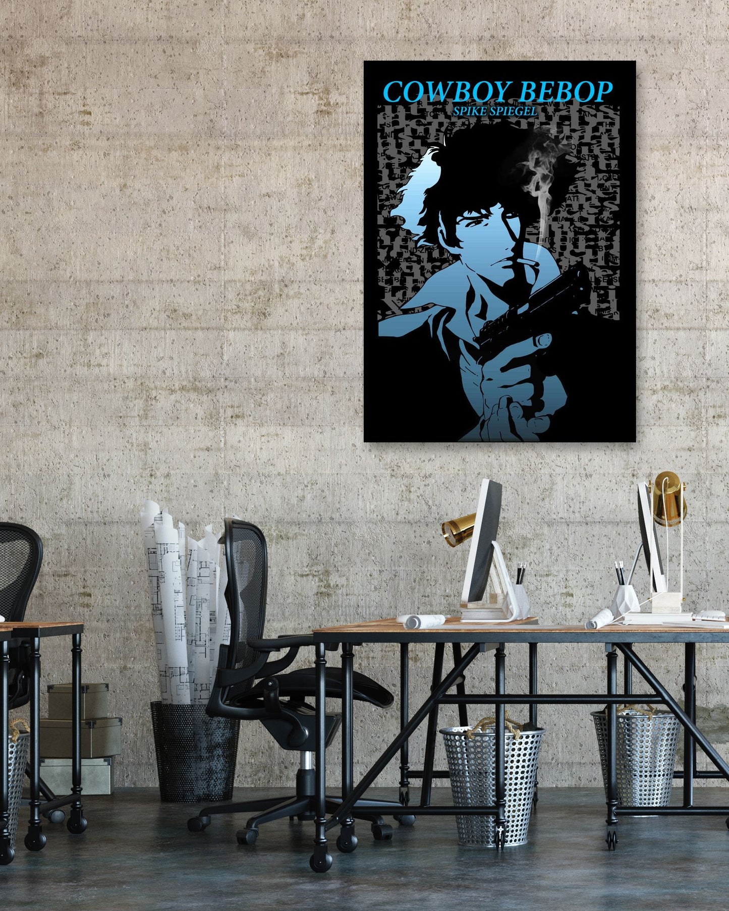 cowboy bebop blue spike - @SyanArt