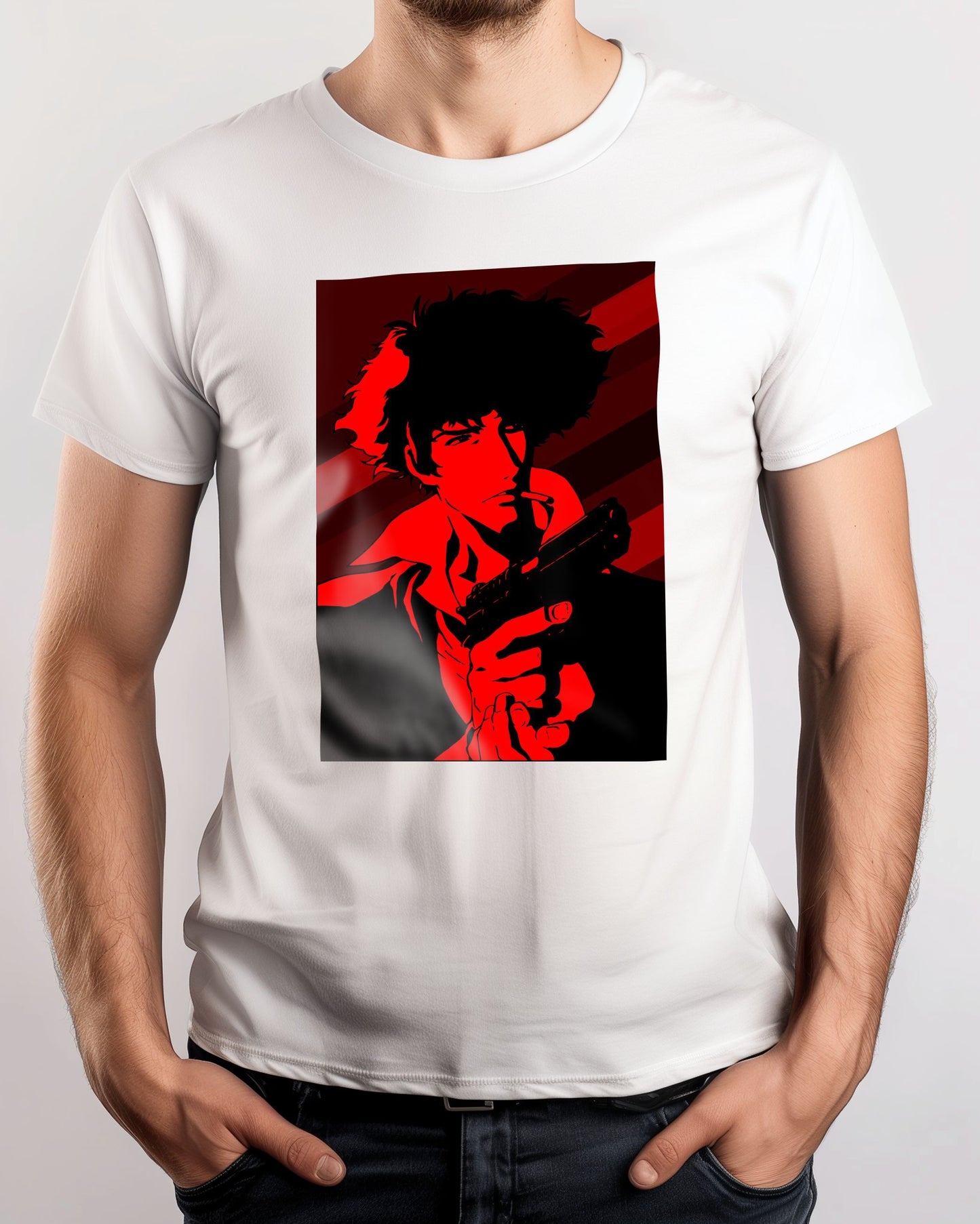 cowboy bebop red vector classic retro - @SyanArt