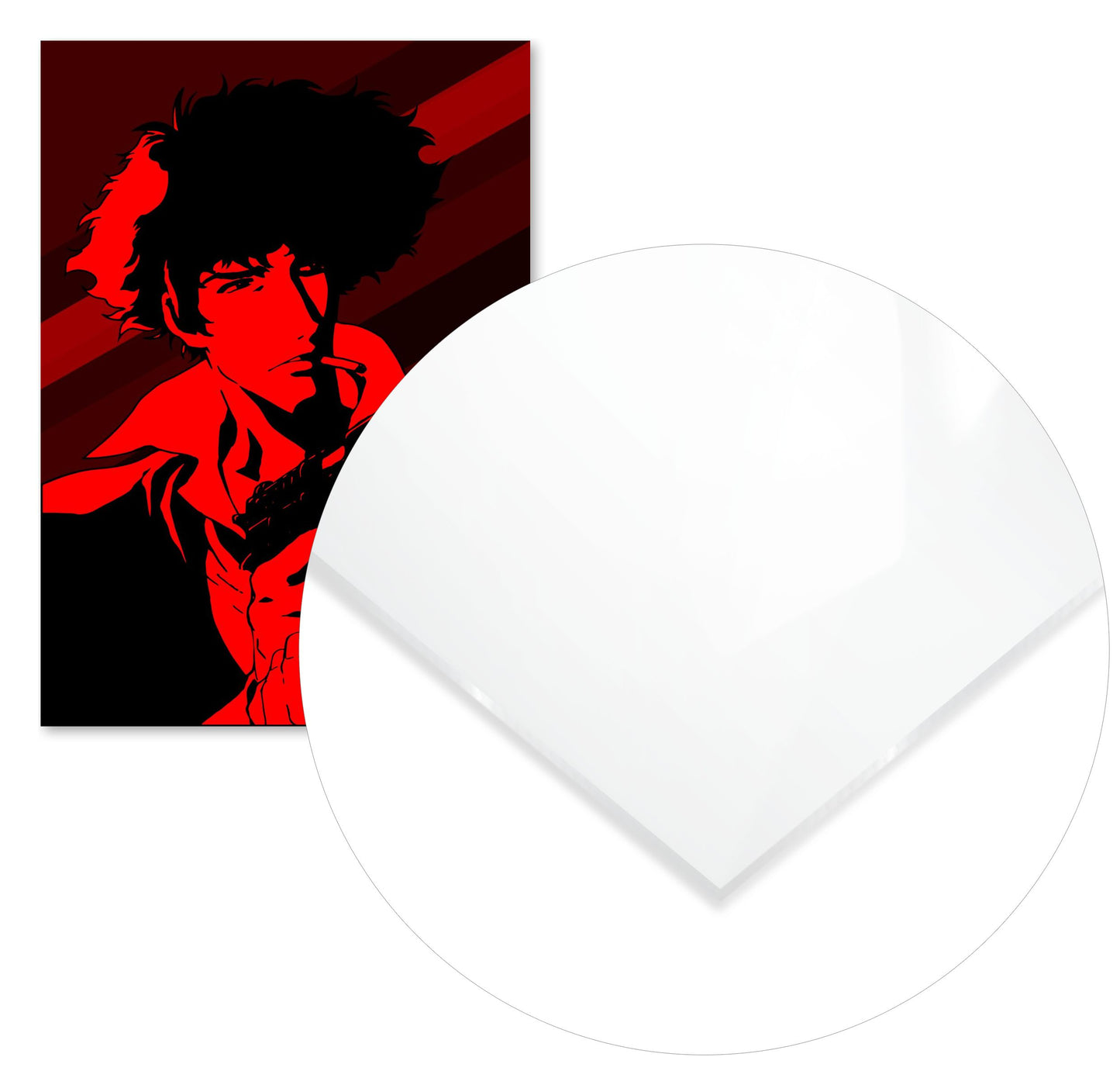 cowboy bebop red vector classic retro - @SyanArt