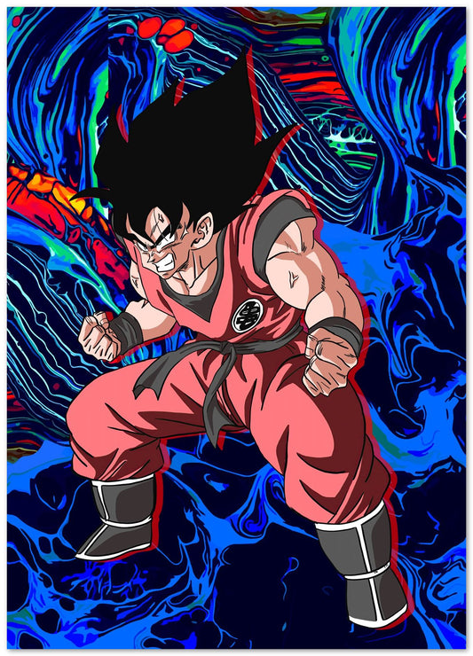 Dragon Ball Z goku abstract power up vector - @SyanArt