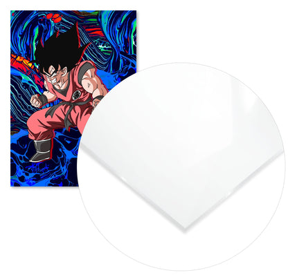 Dragon Ball Z goku abstract power up vector - @SyanArt